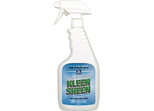 AP Products KLEEN SHEEN VINYL & LEATHER CLEANER & CONDITIONER - 22 OZ SPRAY BOTTLE