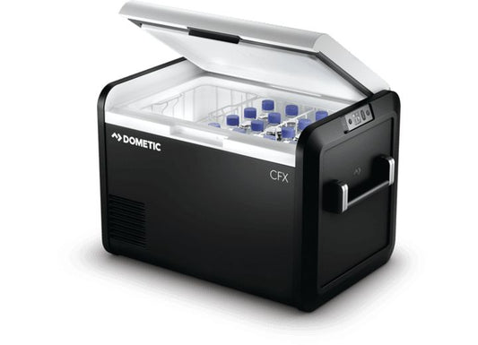 DOMETIC OUTDOORS CFX355IM AC/DC POWERED COOLERFOR USA, 53L CAPACITY FITS 83 CANS, 120V, UL PLUG