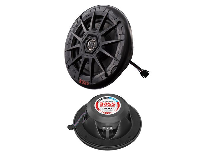 BOSS AUDIO SYSTEMS MRGB65 6.5 INCH MARINE SPEAKERS - WEATHERPROOF, 200 WATTS