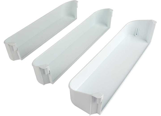 Dometic USA WHITE DOOR SHELF KIT-SET OF 3, FREEZER FULL SHELF, REFRIGERATOR UPPER AND BOTTOM SHELVES