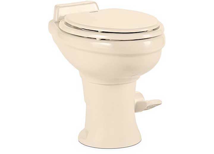 Dometic USA Dometic 320 Series Elongated Ceramic Standard Height RV Toilet - Bone