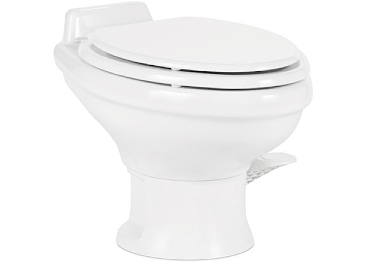Dometic USA Dometic 321 Elongated Ceramic Low Profile RV Toilet - White
