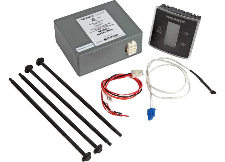 Dometic USA SINGLE ZONE CT THERMOSTAT W/CONTROL KIT, C/F, BLACK