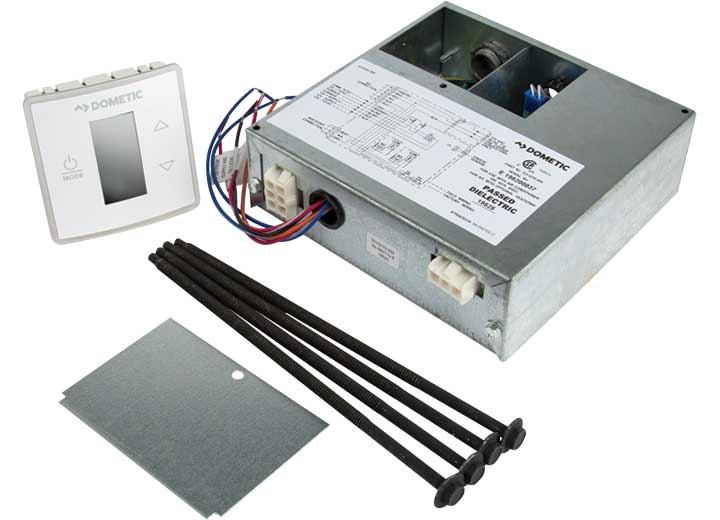 Dometic USA CT SINGLE ZONE THERMOSTAT W/CONTROL KIT, C/F/HS, WHITE