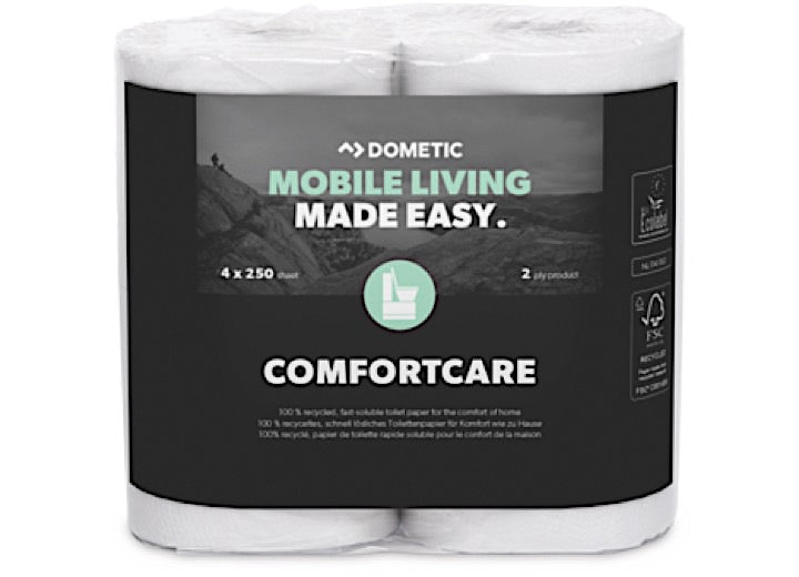 Dometic USA Dometic Ultra Dissolving 2-Ply Toilet Paper/Tissue - 4 Rolls
