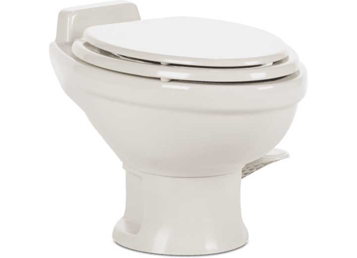 Dometic USA 321 GRAVITY TOILET ELONGATED CERAMIC BOWL BONE LOW-PROFILE HEIGHT