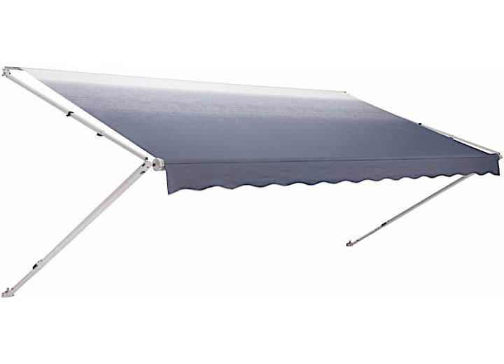 Dometic USA DOMETIC 8500 FRTA 10'L X 8'EXT. SANDSTONE FADE VINYL MANUAL PATIO AWNING W/POLAR WHITE VINYL COVER