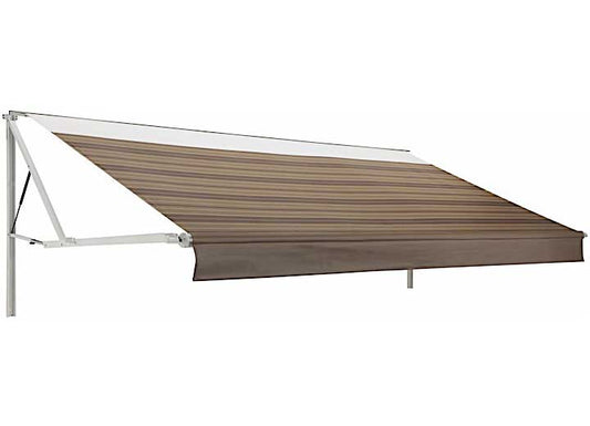 Dometic USA SUNCHASER EXP 17'L X 8'EXT. SANDSTONE  VINYL MANUAL PATIO AWNING W/POLAR WHITE COVER