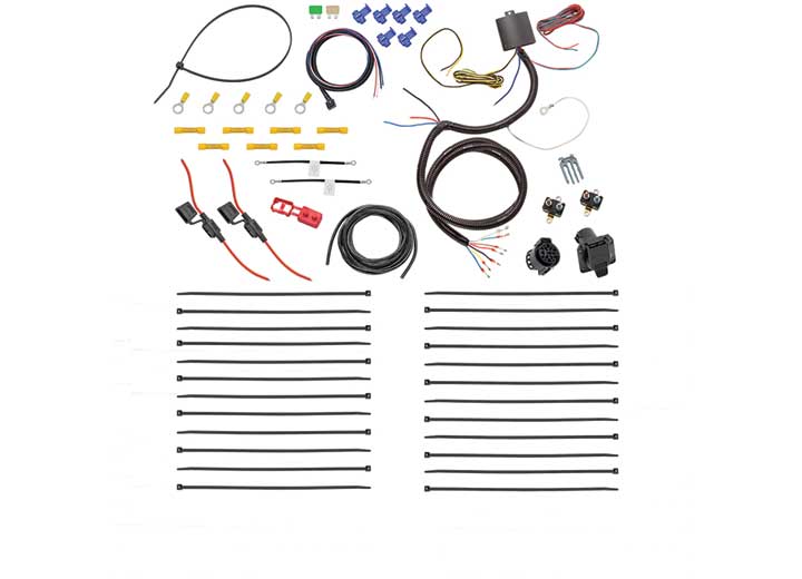 Draw-Tite TOW HARNESS UNIVERSAL 7-WAY PREP KIT W/MODULITE HD PROTECTOR W/BACKUP & BRAKE CONTROL HARNESS