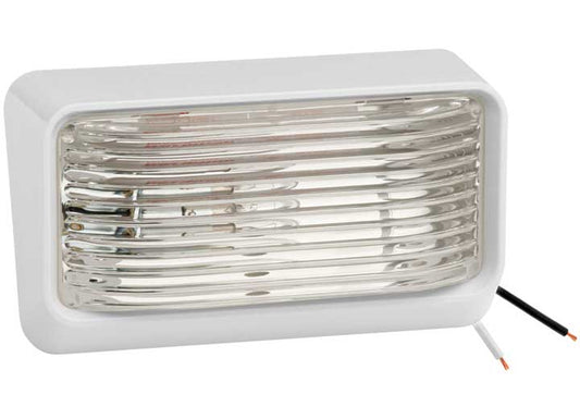 Draw-Tite PORCH LIGHT #78 CLEAR W/ASH WHITE #5 BASE