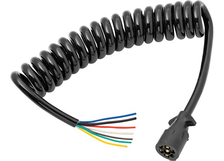 Draw-Tite COILED 7WAY 8FT MOLDED TRAILER CONNECTOR