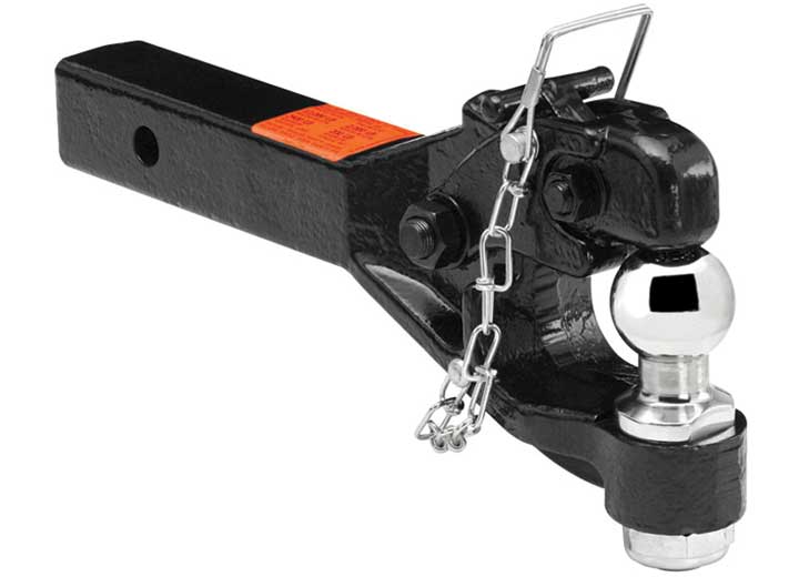 Draw-Tite RECEIVER MOUNT PINTLE HOOK W/1-7/8IN BALL (INC. GRADE 8 HARDWARE) HOOK RATING 12