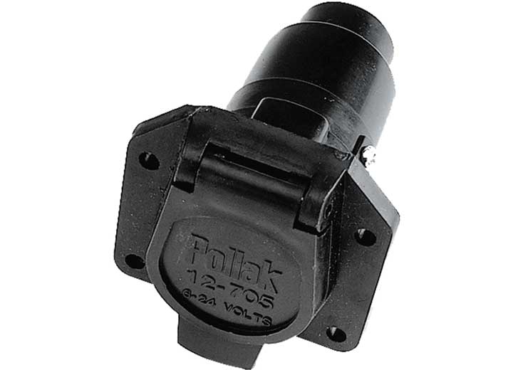 Draw-Tite PACKAGED/7 POLE(FLAT PIN) PLASTIC CAR END