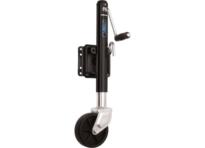 Draw-Tite TRAILER JACK 1200LB SWING-AWAY BOLT-ON 10IN TRAVEL 6IN POLY WHEEL