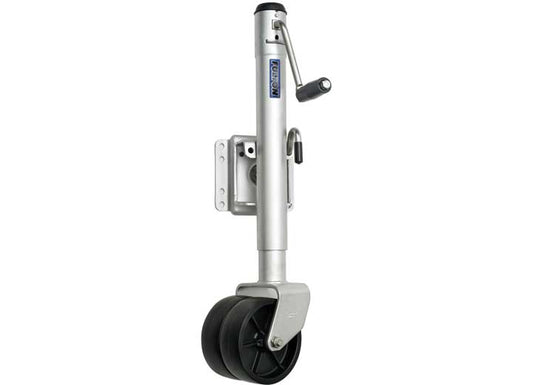 Draw-Tite (BULK-W/HARDWARE BAG)TRAILER JACK SWING AWAY MARINE - DUAL WHEEL BOLT ON 1,500 LBS