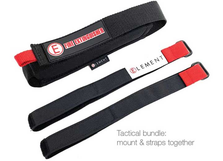 Element INCLUDES THE TACTICAL SLEEVE AND STRAPS TO CREATE AN IDEAL MOUNT FOR ANY ROLL-BAR OR MOLLE