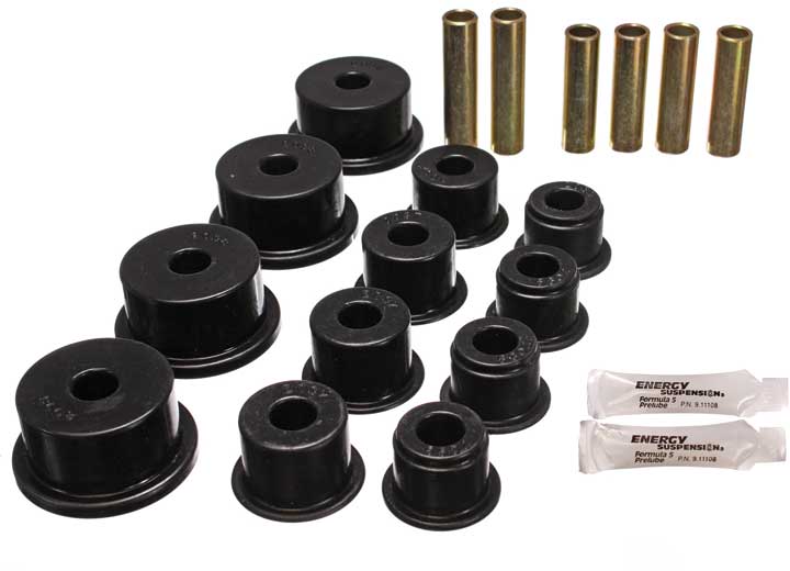 Energy Suspension REAR LEAF SPRING BUSHING SET-BLK,PERFORMANCE POLYURETHANE