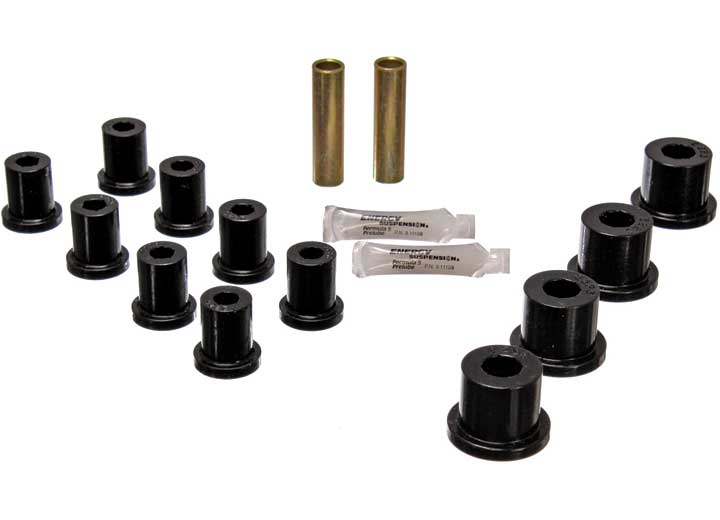 Energy Suspension REAR AFM LEAF SPRING BUSHING SET-BLK,PERFORMANCE POLYURETHANE