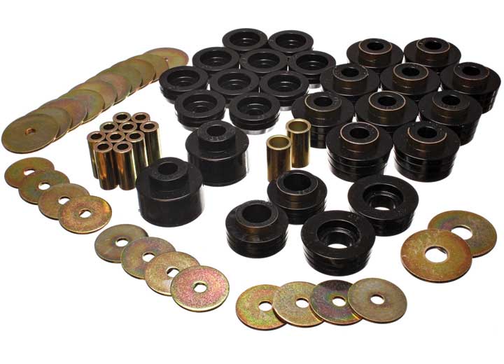 Energy Suspension BODY MOUNT SET-BLK,PERFORMANCE POLYURETHANE