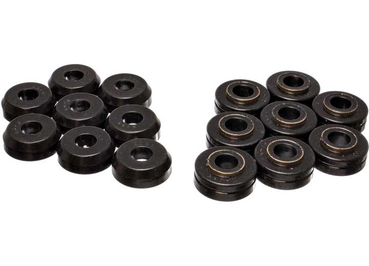 Energy Suspension BODY/CAB MOUNT-BLK,PERFORMANCE POLYURETHANE,MOUNTS ONLY-16 PC