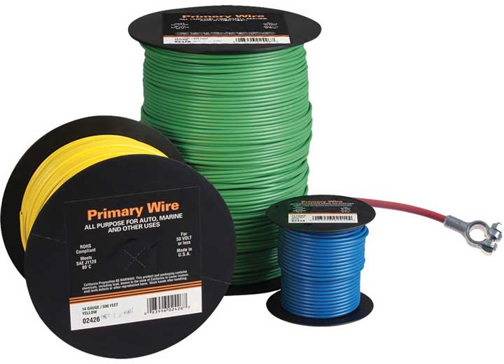 East Penn Manufacturing WIRE SPOOL - PRIMARY, 10 GAUGE; BLACK 1000 FT