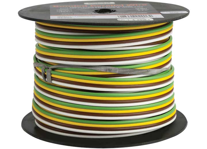 East Penn Manufacturing WIRE SPOOL, BONDED PARALLEL, 14 GA WHITE, YELLOW, BROWN, GREEN