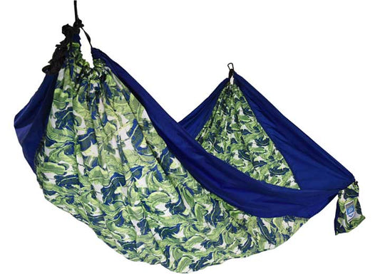 EQUIP 2P TRAVEL HAMMOCK-NAVY PALM