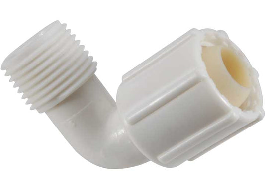 Esco Elkhart Supply Company FLAIR-IT ELBOW 1/2IN MPT X 1/2IN SWIVEL - BARCODED