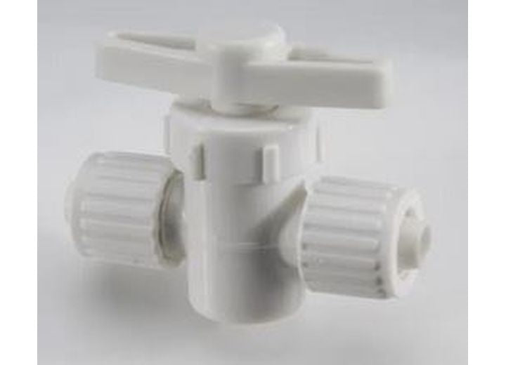 Esco Elkhart Supply Company FLAIR-IT STRAIGHT STOP VALVE 3/8P X 3/8P - BARCODED
