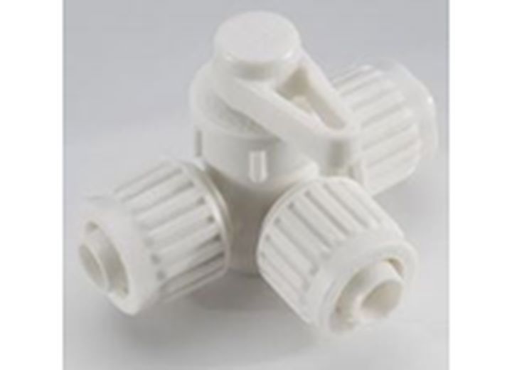 Esco Elkhart Supply Company FLAIR-IT 3-WAY VALVE 1/2PX1/2PX1/2PCENTER - BARCODED
