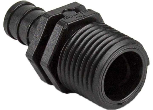 Esco Elkhart Supply Company ECOPOLY 1/2IN X 1/2IN MPT MALE ADAPTER - BARCODED
