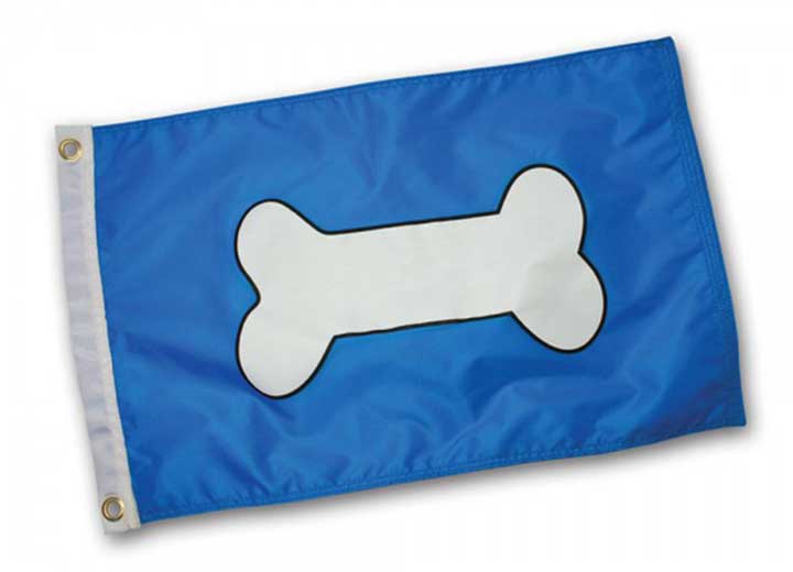 Fido Pet Products Paws Aboard Bone Flag