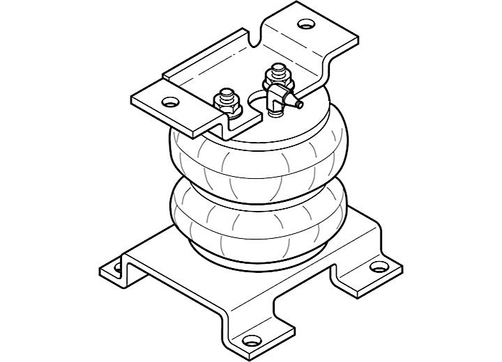 Firestone 05-23 TOYOTA TACOMA 2WD REAR AIR HELPER SPRING KIT