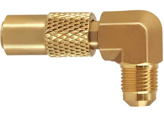 Flame King ELBOW ADAPTER WITH 3/8IN MALE FLARE FOR 17IN OR 22IN BLACKSTONE GRIDDLE