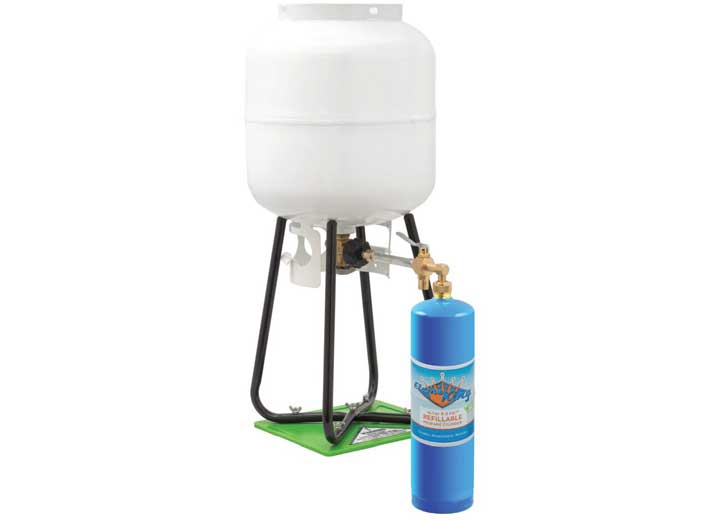 Flame King 14 OZ REFILLABLE CYLINDER KIT-BLUE