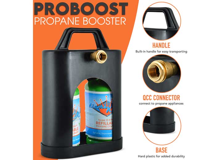 Flame King PROBOOST DUAL 1LB PROPANE TANK CARRIER