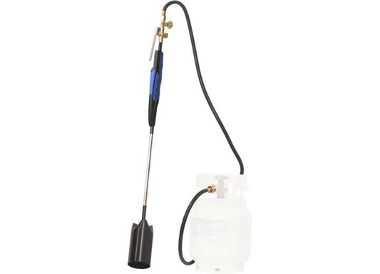 Flame King HEAVY DUTY PROPANE TORCH WEED BURNER, 500K BTU, COMES WITH FLINT STRIKER