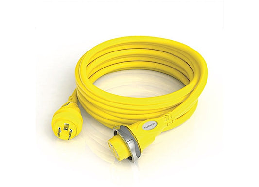 Lippert 50FT 30A 125V MARINE CORDSET, L5-30 (YELLOW)