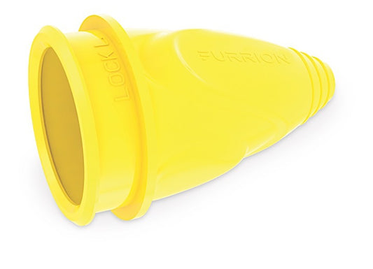 Lippert 30A MALE PLUG PVC COVER, (YELLOW)