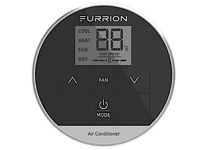 Lippert SINGLE ZONE BASIC WALL THERMOSTAT, BLACK