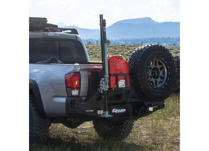 4WP Product 16-C TOYOTA TACOMA HI-LIFT JACK MOUNT; BLACK POWDER COAT