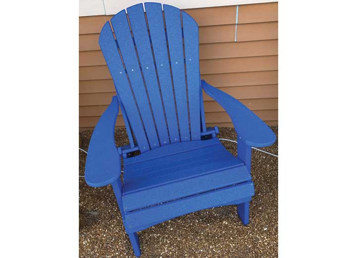 Green Country Decor Green Country Décor Folding Adirondack Chair - Burns Blue
