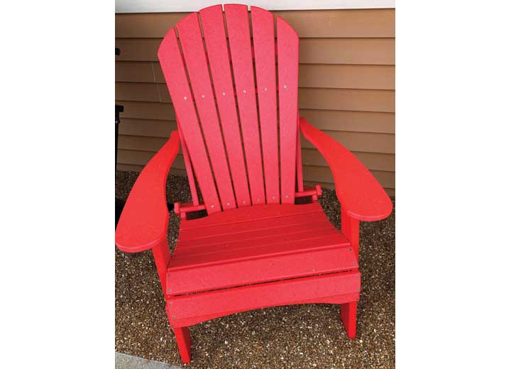 Green Country Decor Green Country Décor Folding Adirondack Chair - Red
