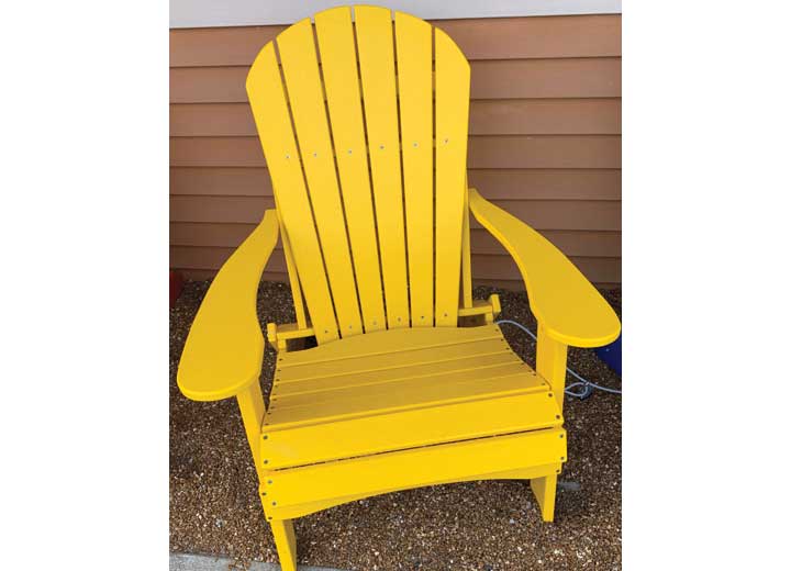 Green Country Decor Green Country Décor Folding Adirondack Chair - Yellow