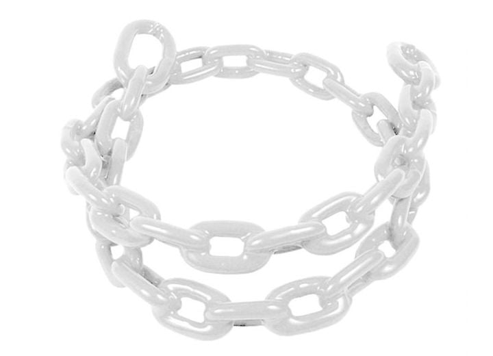Greenfield Products VINYL COATED CHAIN 1/4X4 WHITE