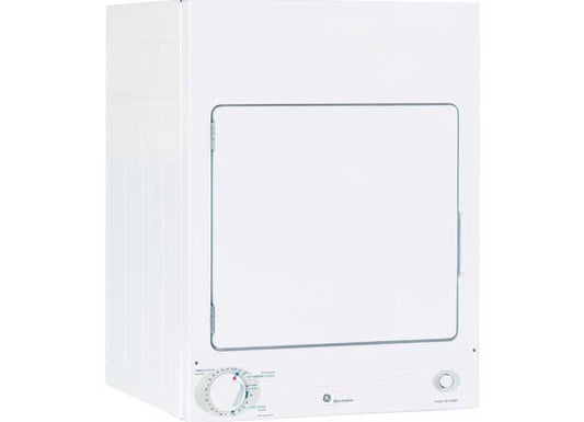 GE Appliances SPACEMAKER 120V 3.6 CU. FT. STATIONARY ELECTRIC DRYER