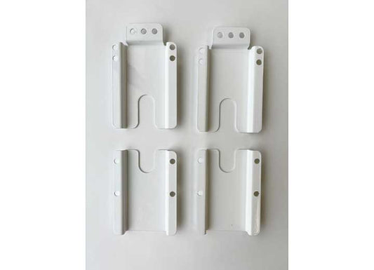 GE APPLIANCES FLOOR WASHER RV FRONT & REAR FOOT BRACKETS