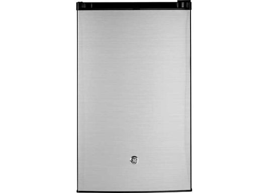 GE Appliances GE 4.4 CU. FT. COMPACT REFRIG - STAINLESS, RIGHT