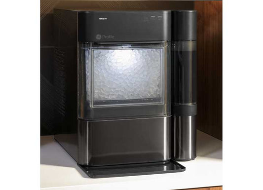 GE Appliances OPAL 2.0 NUGGET ICE MAKER WITH SIDE TANK (BLACK STAINLESS)