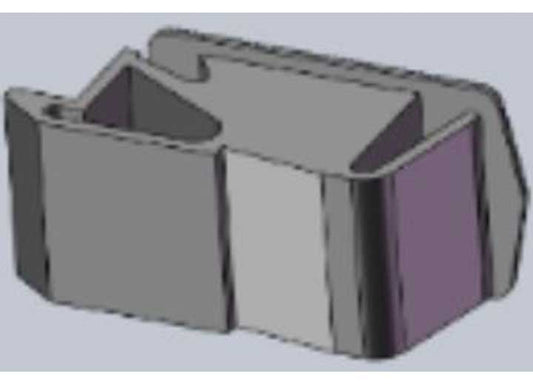 Girard PLASTIC LATCH - WHITE 2GWD-14W